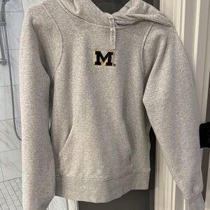 Lululemon Gray University of Michigan Hoodie